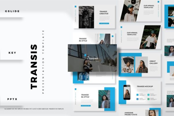 大学生班干部竞选/自我介绍PPT幻灯片模板 Transis – Presentation Template