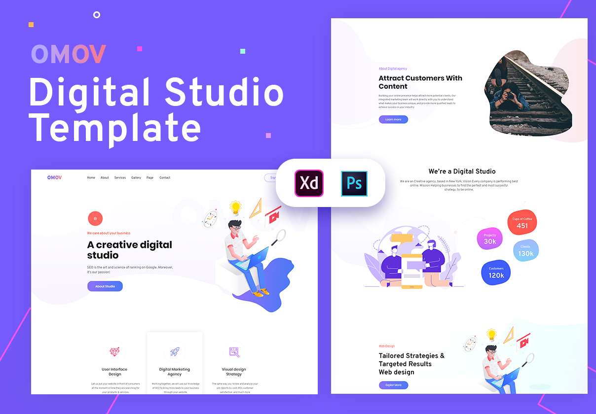 Creative Digital Studio Template