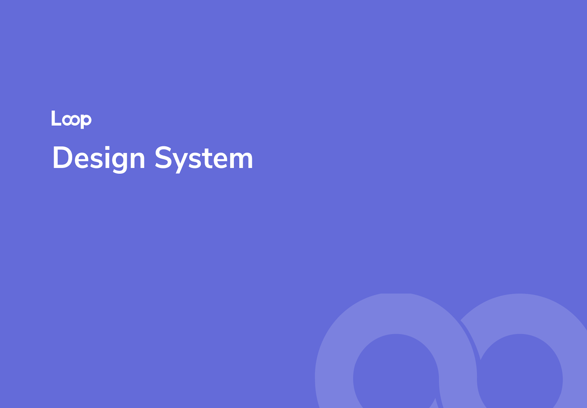 Loop Design System UI Kit