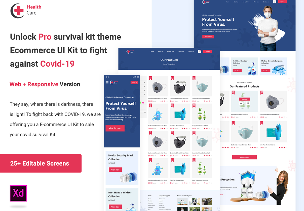 Health care . XD Kit for eCommerce.