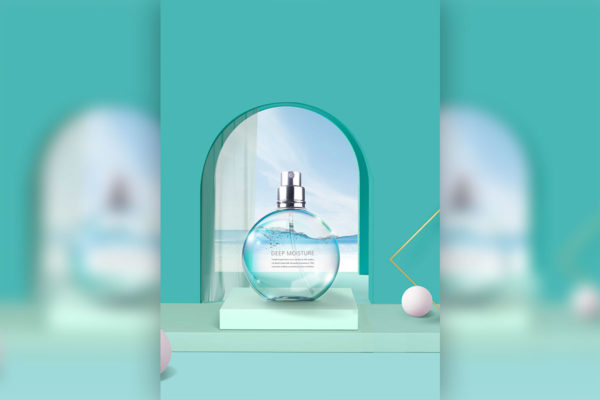 深层保湿护肤品电商背景海报设计韩国素材