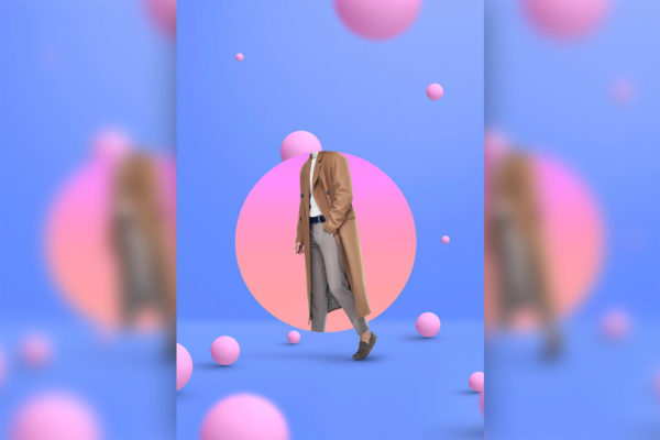 创意场景时尚服装电商海报韩国素材