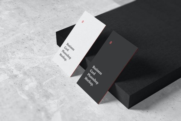企业名片效果图Photoshop样机 Business Card Photoshop Mockups