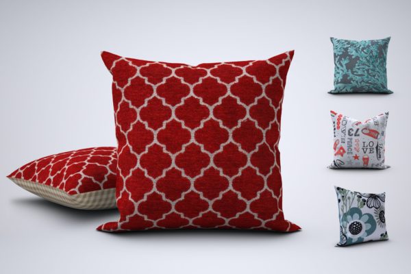 靠枕/抱枕图案设计样机模板 Pillow Cushion Mock-Up
