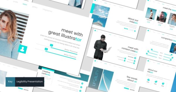 极简元素摄影主题Keynote幻灯片设计模板 Legibility – Keynote Template