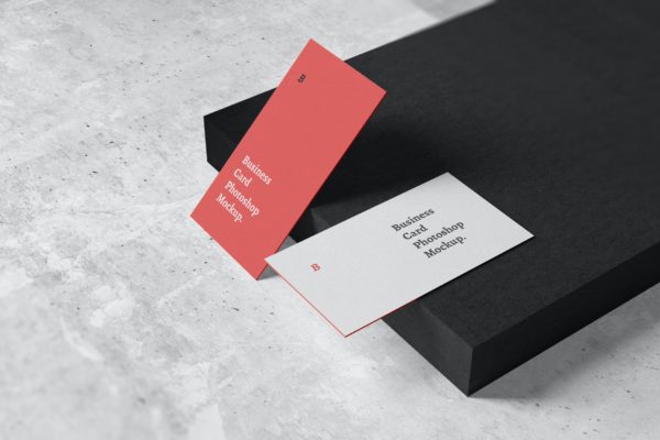企业名片设计效果图展示样机 Business Card Mockup
