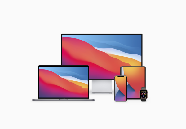 设计森林下午茶：15个Apple苹果设备前视图样机[1.3GB]