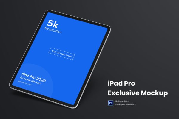 新款iPad Pro 2020平板电脑样机模板 iPad Pro Mockup 2020