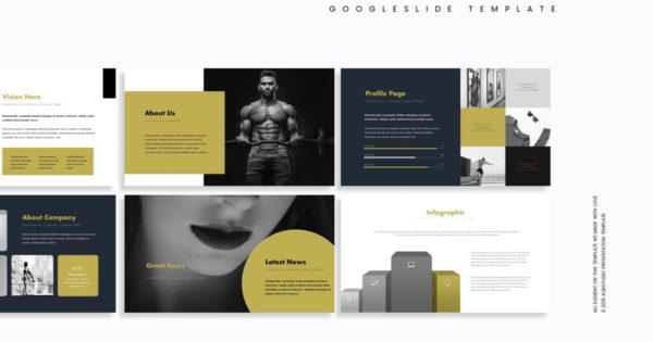 职业技能主题Google幻灯片演示文稿 Scraft – Google Slides Template