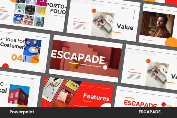 现代专业演示文稿设计PPT模板 Pitch Deck Design Powerpoint Template