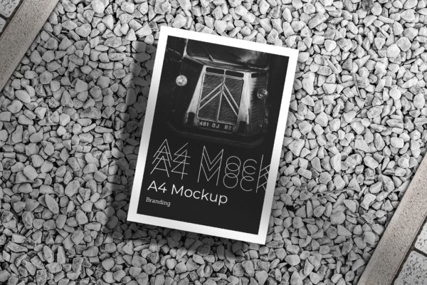 A4品牌纸张海报样机图素材v2 Branding Paper Mockup Vol.2