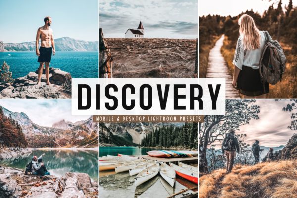 复古唯美创意暖色调Lightroom调色滤镜预设 Discovery Mobile & Desktop Lightroom Presets