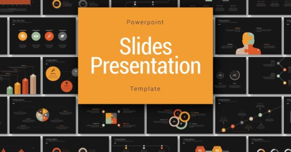 上市企业数据分析报告Powerpoint模板 Company Presentation Template