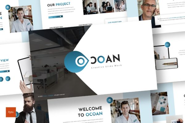 商业项目演示Powerpoint模板 Ocoan – Business Powerpoint Template
