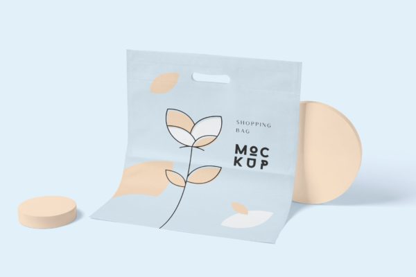5个漂亮的购物袋包装设计样机图素材 5 Beautiful Shopping Bag Mockups