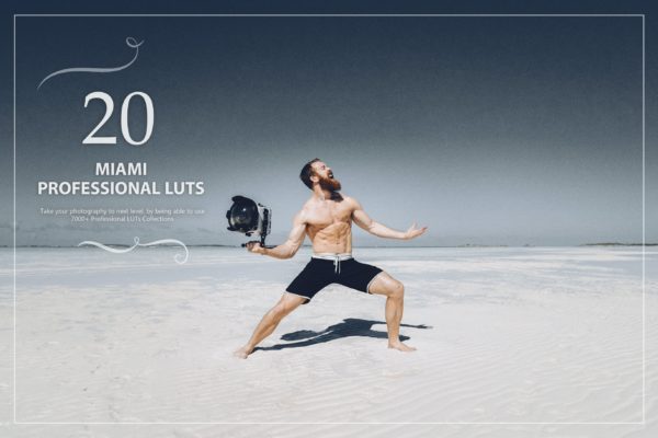 20款复古电影级别唯美褪色LR预设滤镜 20 Miami LUTs Pack