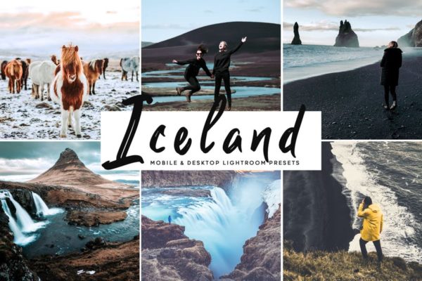 令人叹为观止的暖色系调色滤镜LR预设 Iceland Mobile & Desktop Lightroom Presets
