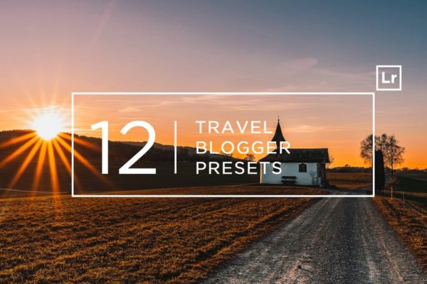 12种旅行日志照片滤镜特效Lightroom预设 12 Travel Blogger Lightroom Presets