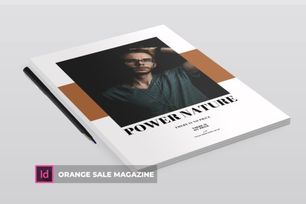 产品介绍/产品促销杂志设计模板 Orange Sale | Magazine Template