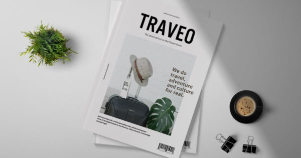 企业/品牌/工作室宣传杂志设计模板 Traveo – Magazine Template