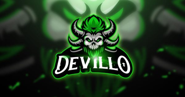 魔鬼电子竞技Logo&队徽设计模板 Devil – Mascot & Esport Logo