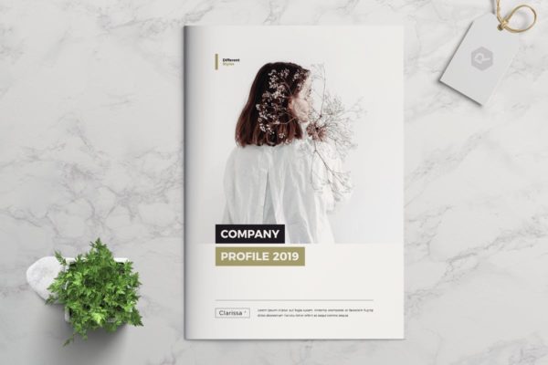 时尚服装行业企业画册设计模板 CLARISSA Fashion Company Profile