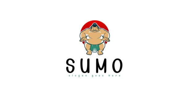创意日本相扑Logo设计模板 Sumo Logo Template