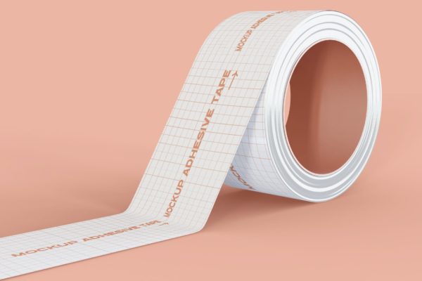美纹纸胶带品牌Logo设计样机 Adhesive Tape Mockup