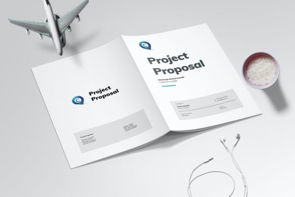项目计划书项目提案书版式设计模板 Proposal Brochure