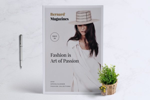 时尚杂志/品牌画册/企业宣传册设计模板 BERNARD – Fashion Magazine