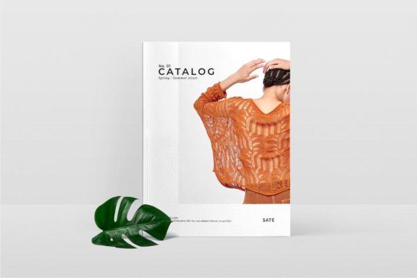 时装杂志/时装款式产品目录设计模板 SATE – Catalog