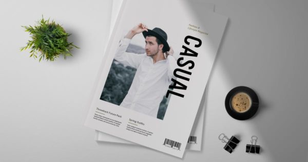 休闲生活主题杂志设计INDD模板 Casual – Magazine Template