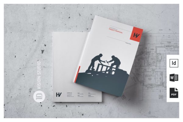 项目提案项目建议书版式设计模板v010 Proposal 010
