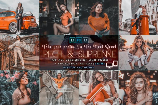 桃色艺术性感摄影Lightroom预设滤镜 Peach ART – Life Styles ( Presets & Actions)