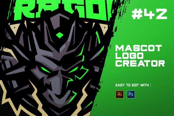 黑龙电子竞技Logo设计模板 DRAGONN – E-Sports Logo Creator