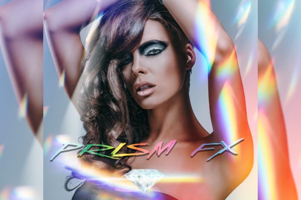 七彩彩虹光棱镜投射效果Photoshop动作 PRISM Light FX – Photoshop Action