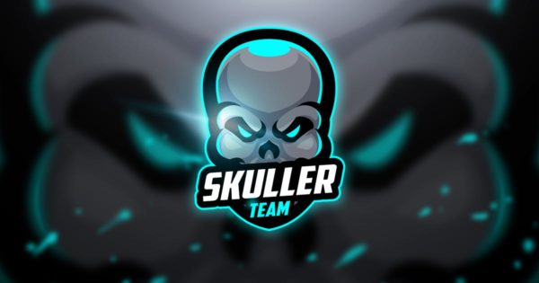 后启示怪兽电子竞技Logo&队徽设计模板 Skuller – Mascot & Esport Logo