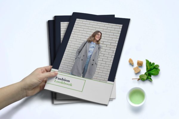 时装订货画册/新品上市产品目录设计模板v1 Fashion Lookbook Template