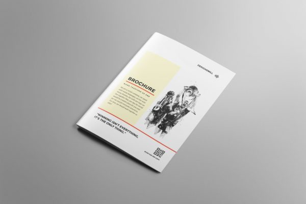极简主义设计风格品牌/公司/商店宣传画册设计模板 Brochure