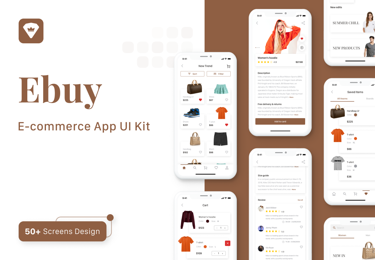 Ebuy – E-commerce App UI Kit