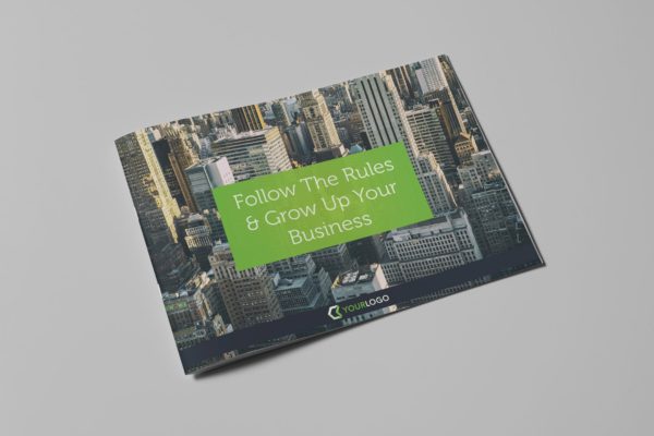 大型上市公司宣传画册设计模板 Corporate Business Landscape Brochure