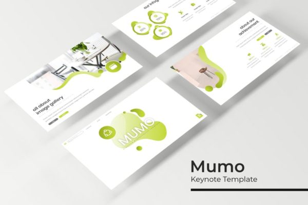 室内设计企业介绍Keynote幻灯片模板  Mumo – Keynote Template