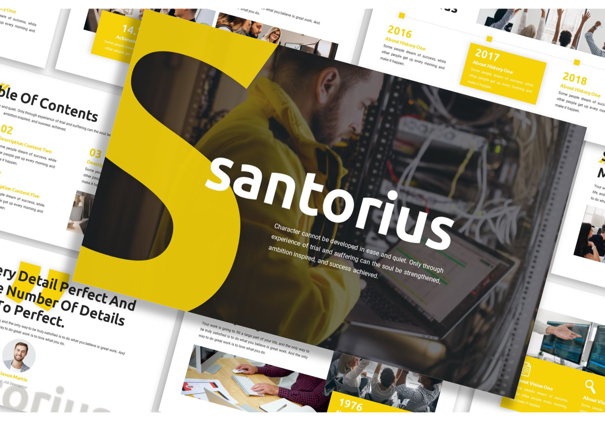 Santorius – Business Template Prensentation