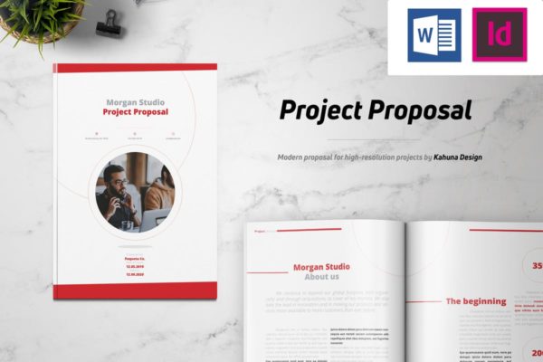 项目策划书/项目议案排版设计模板 Project Proposal
