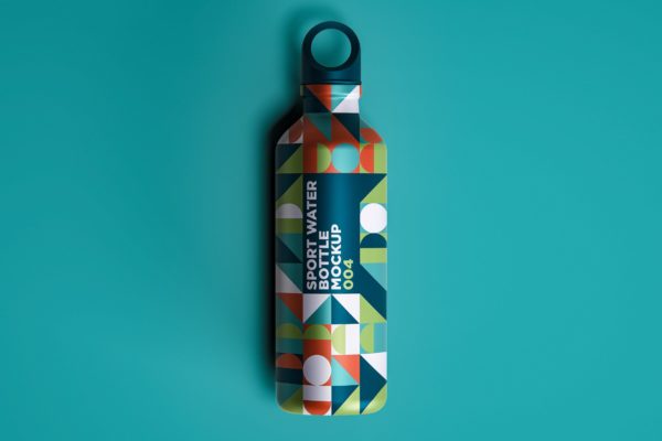 运动水瓶外观包装设计样机模板v4 Sport Water Bottle Mockup 004