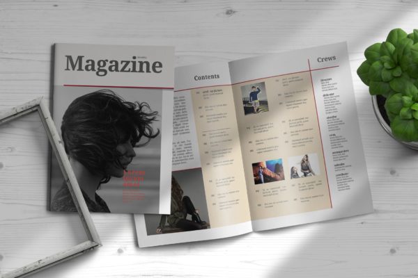 现代版式设计风格多用途高端杂志模板 InDesign Magazine Template