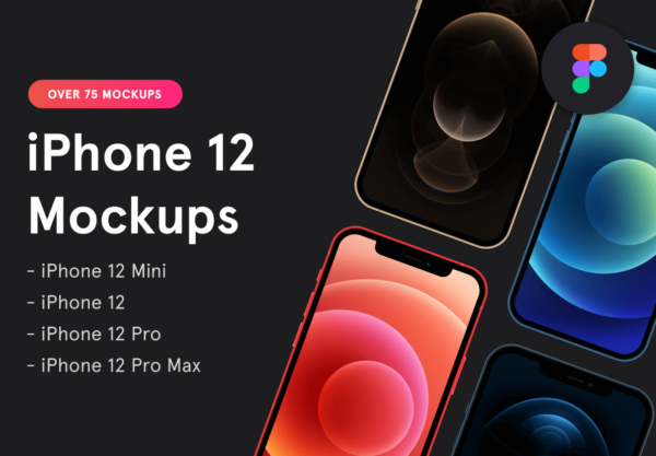 设计森林下午茶：iPhone 12苹果手机Figma样机