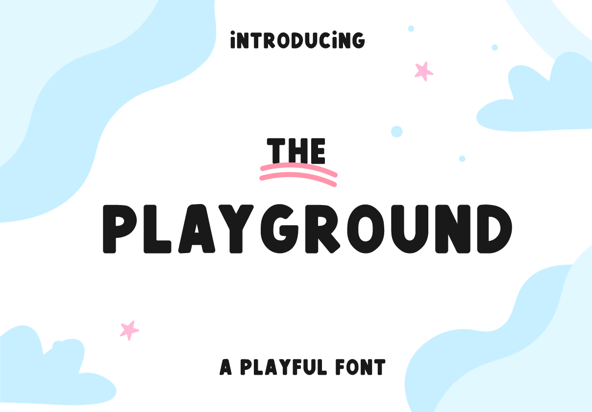 The Playground – Playful Font