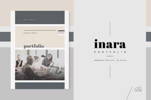 经典通用性企业宣传册设计模板 Portfolio – Inara