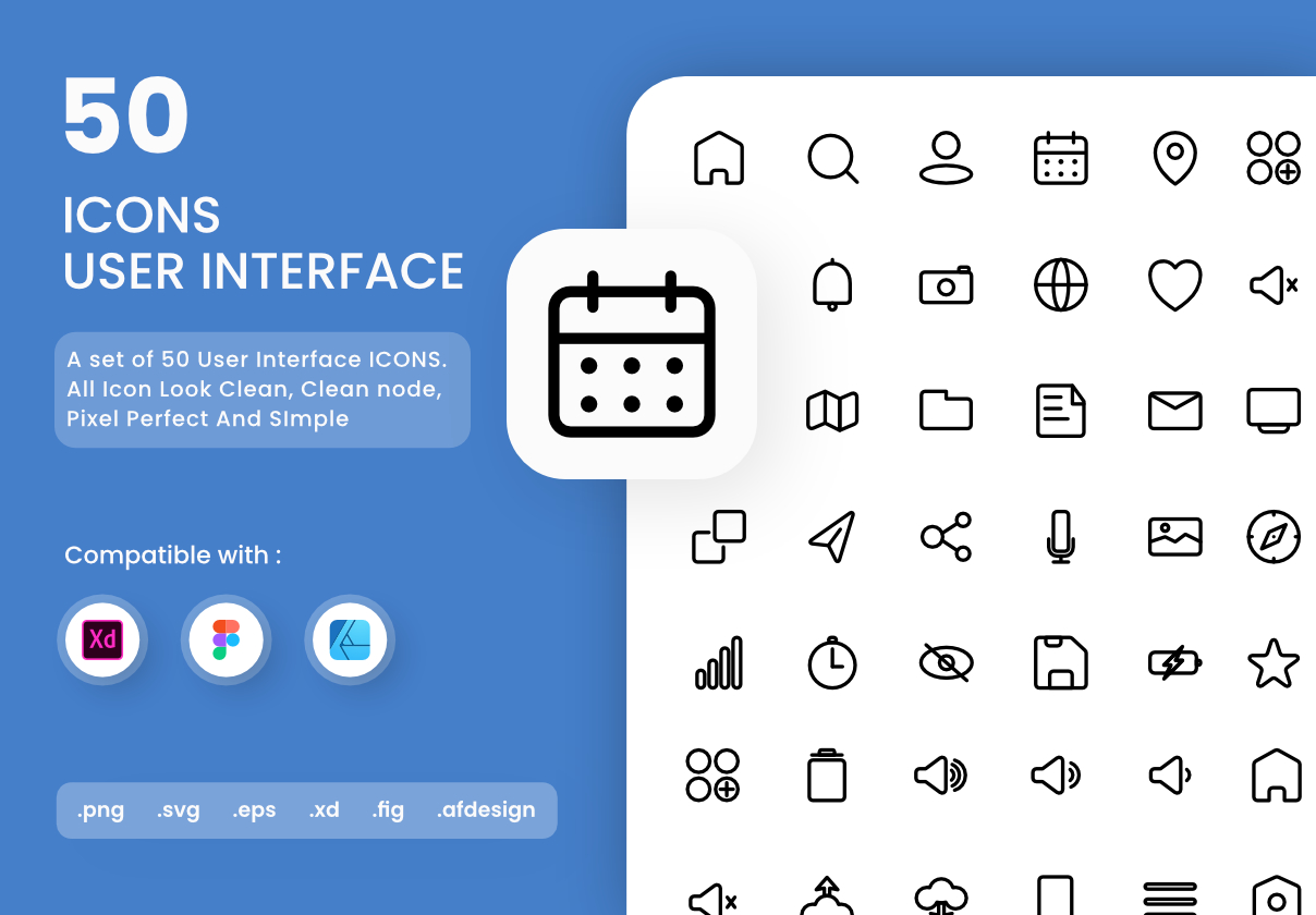 UI Essential Interface Icon Set